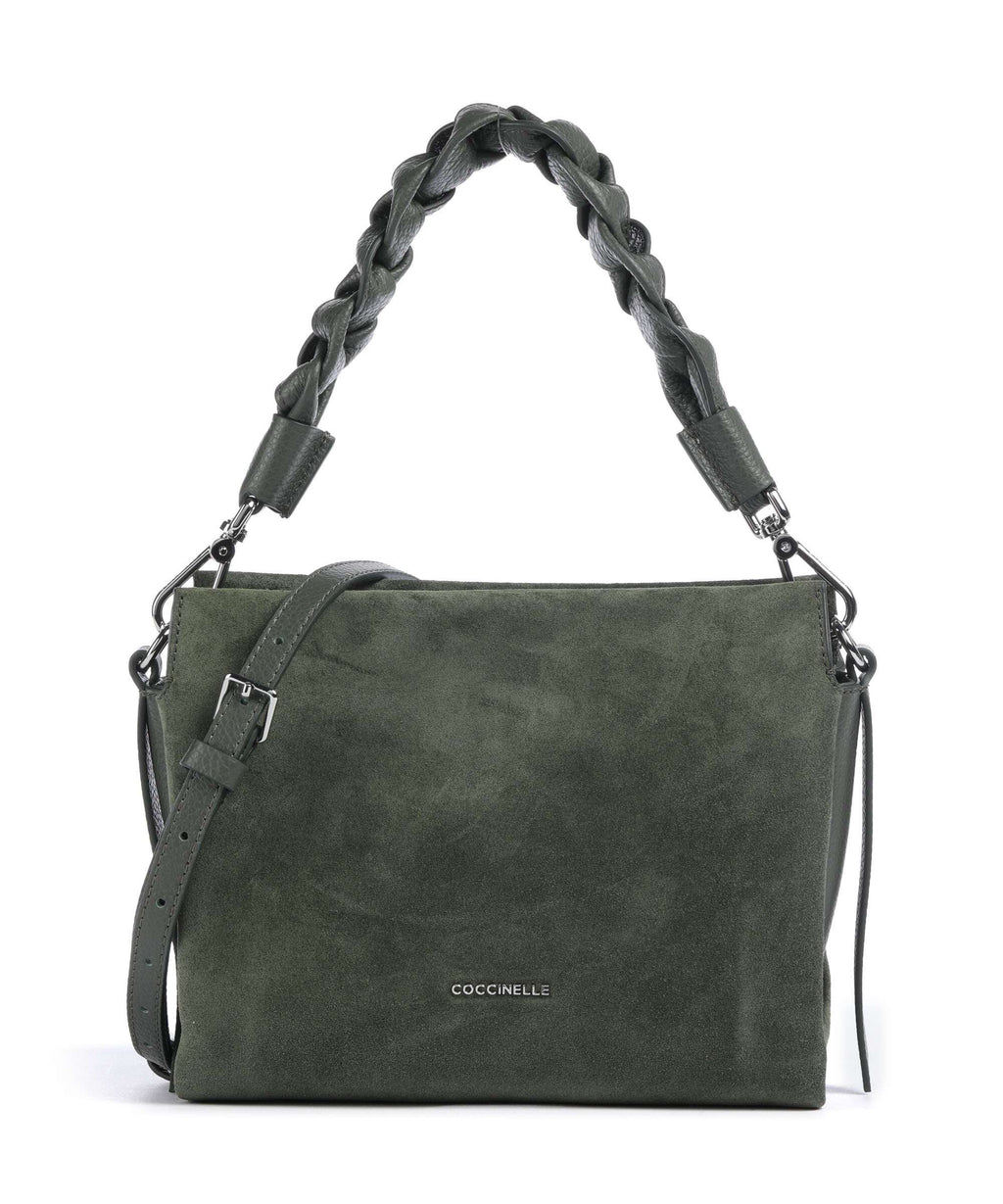 Coccinelle Boheme Suede Handbag alga