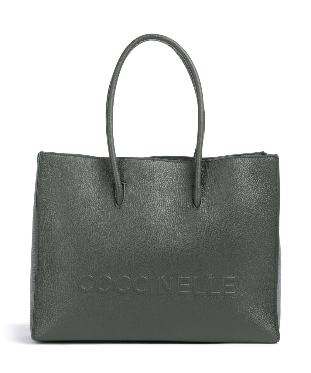 Coccinelle Myrtha Maxi Logo Tote bag alga