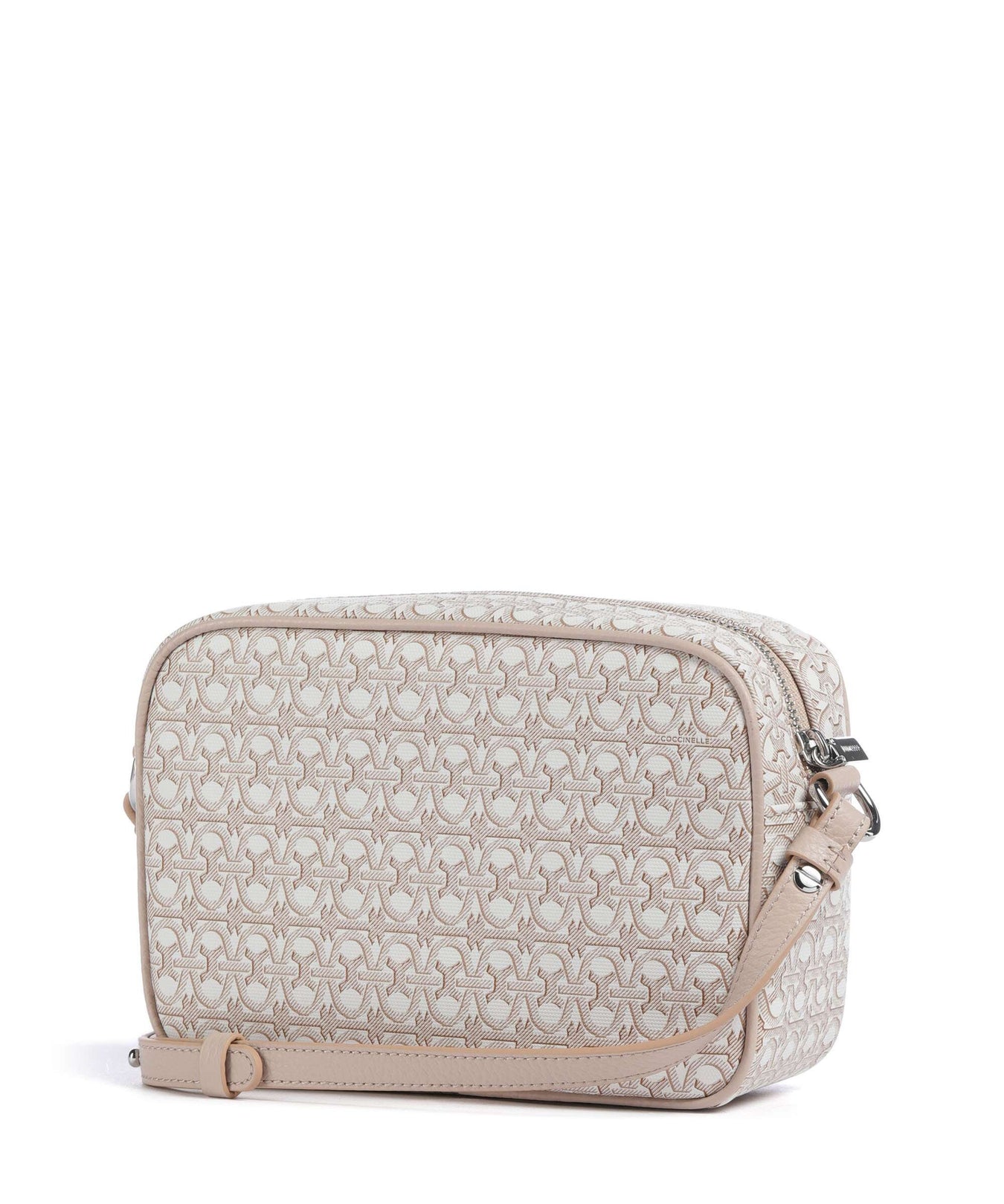 Coccinelle Beat Monogram Crossbody bag multicolour/blanco/rosette