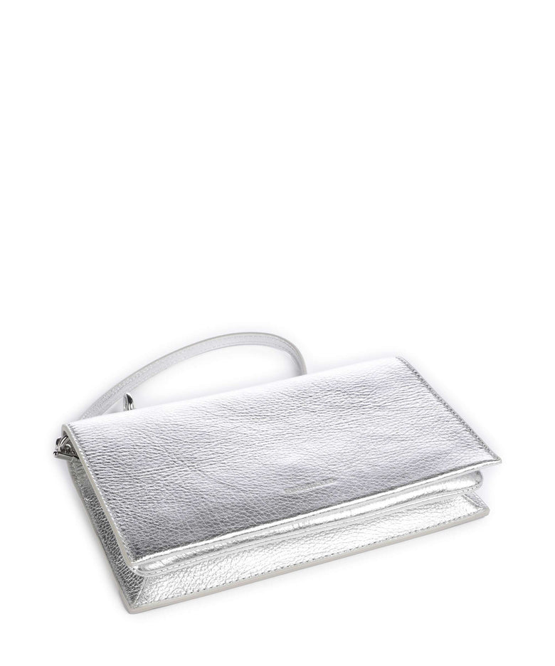 Coccinelle Dandy Crossbody bag silver