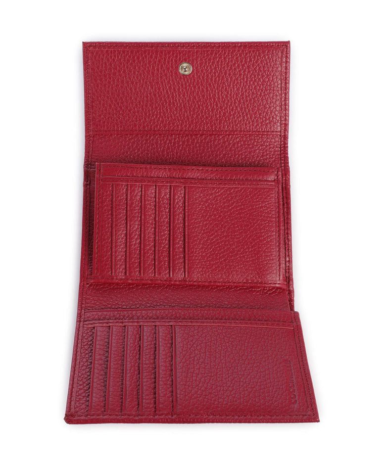 Coccinelle Metallic Soft Wallet sangria