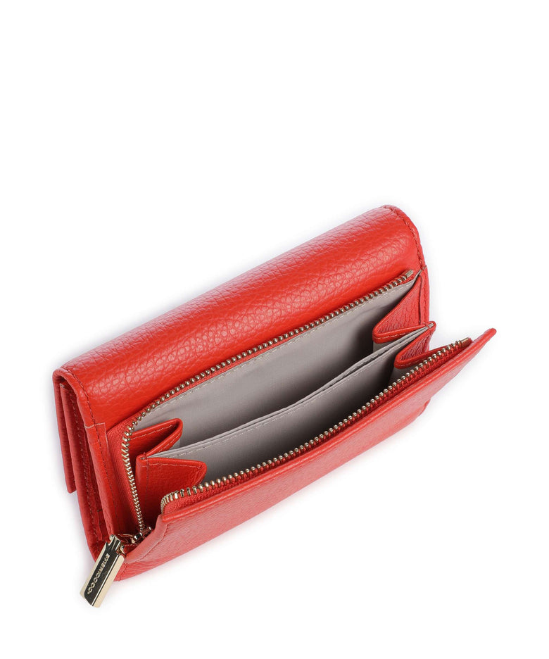 Coccinelle Metallic Soft Wallet gazpacho