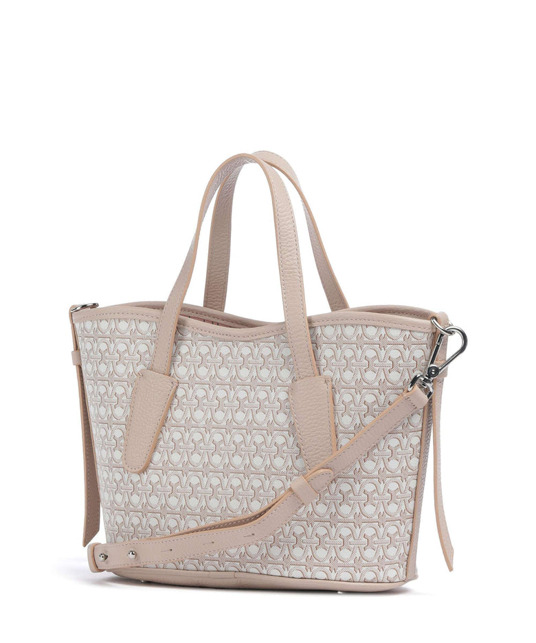 Coccinelle Never Without Bag Monogram Handbag multicolour/blanco/rosette