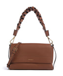 Coccinelle Boheme Grana Double Shoulder bag cognac/noir