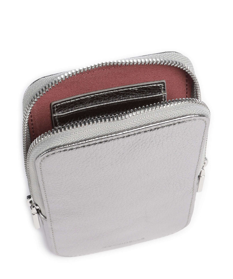 Coccinelle Flor Phone bag steel