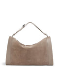 Coccinelle Elinor Suede Hobo bag warm taupe