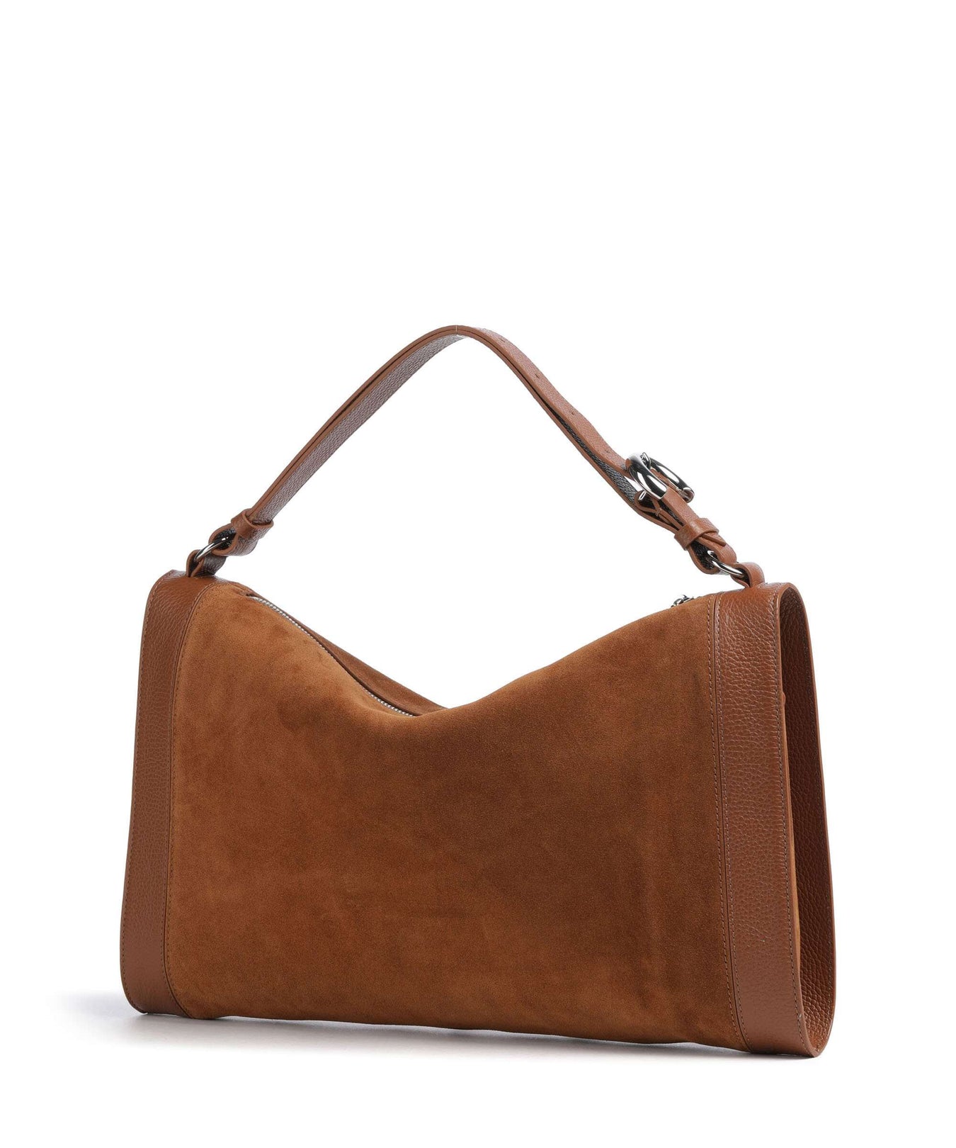 Coccinelle Elinor Suede Hobo bag cognac