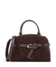 Coccinelle Sabine Suede Handbag brunette