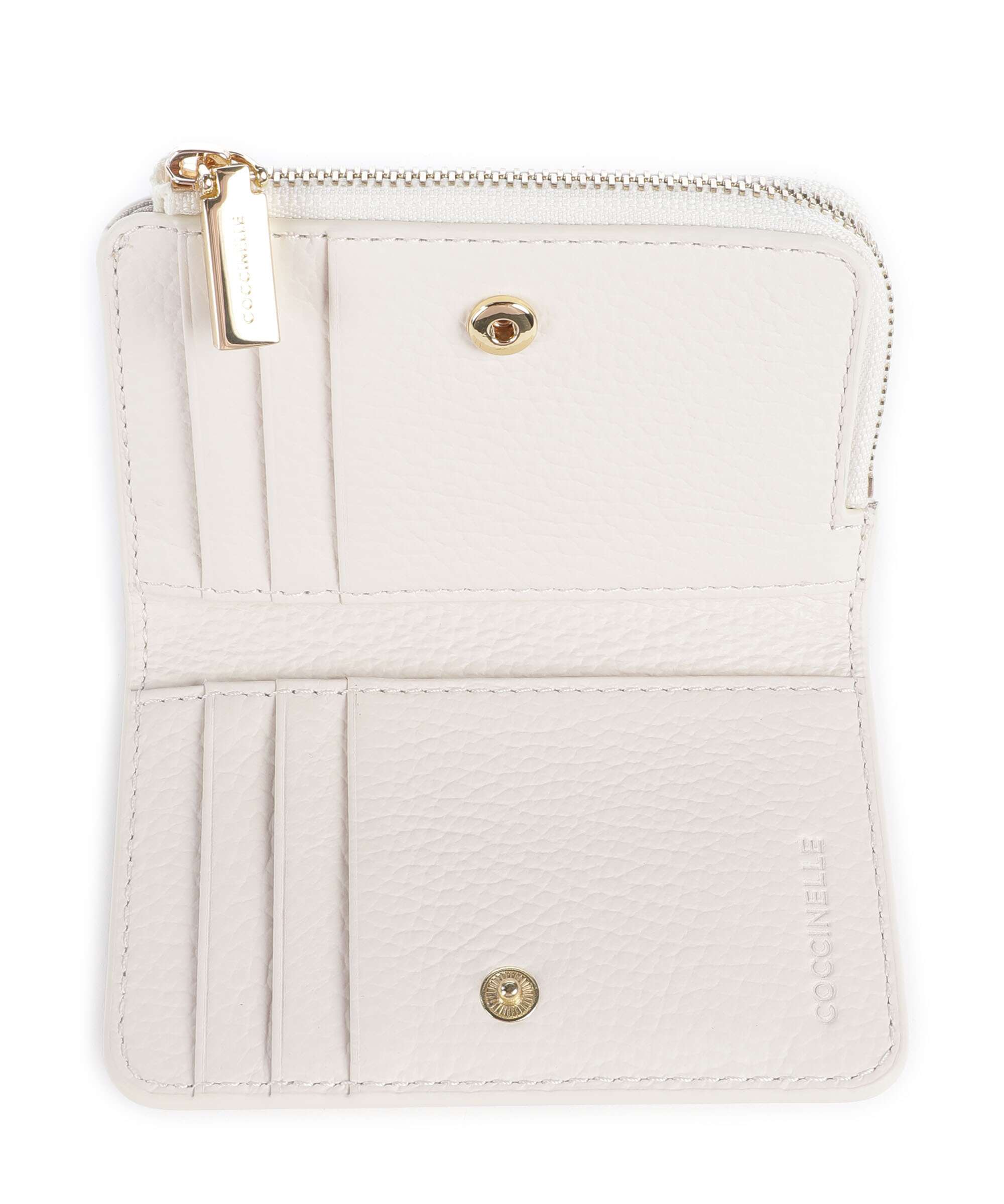 Coccinelle Metallic Soft Wallet blanco