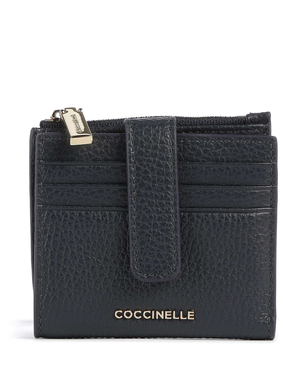 Coccinelle Metallic Soft Wallet midnight blue