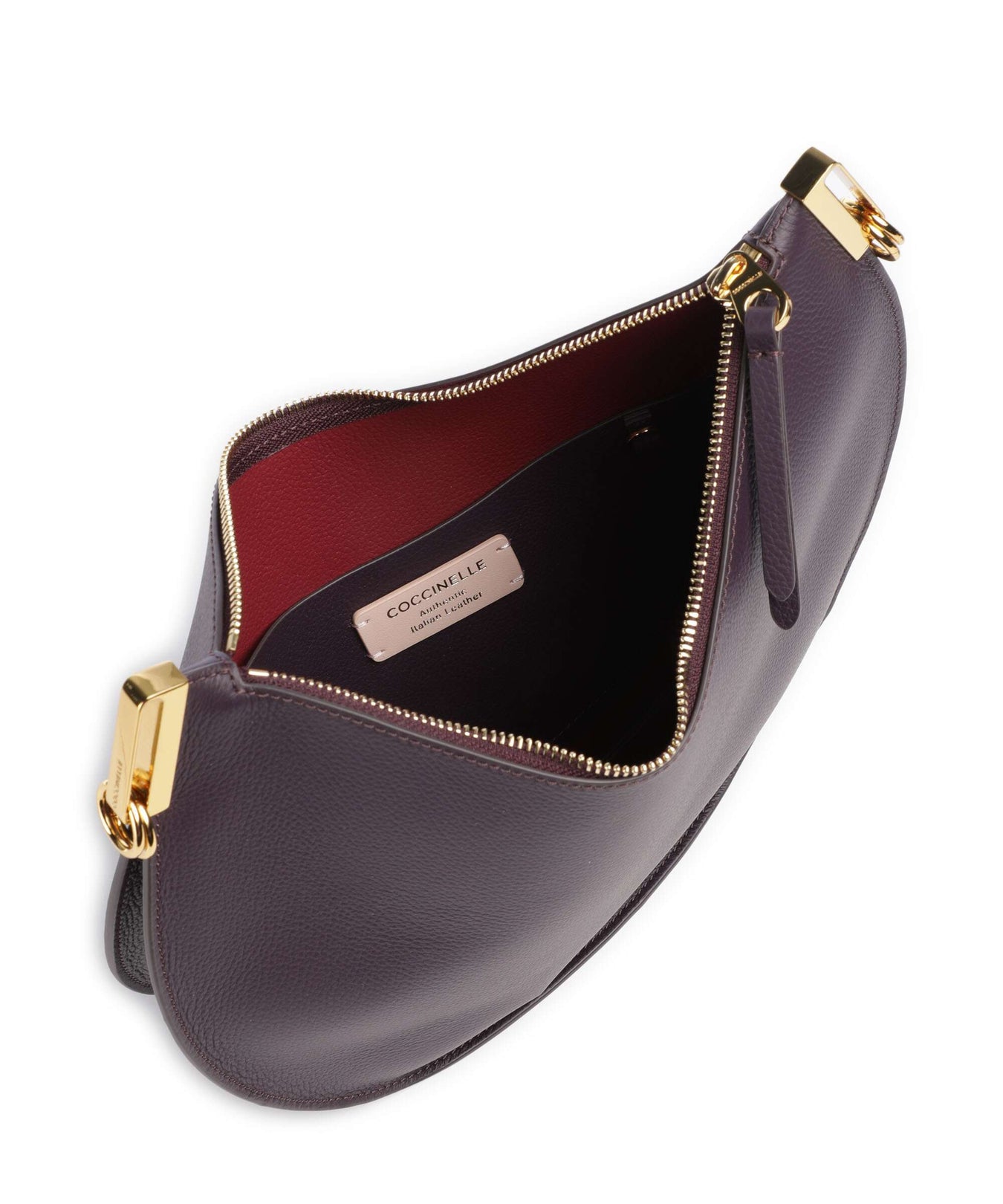 Coccinelle Sunup Hobo bag prune/ribes