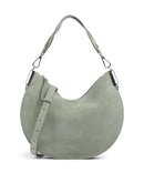 Coccinelle Sunup Suede Hobo bag greenery