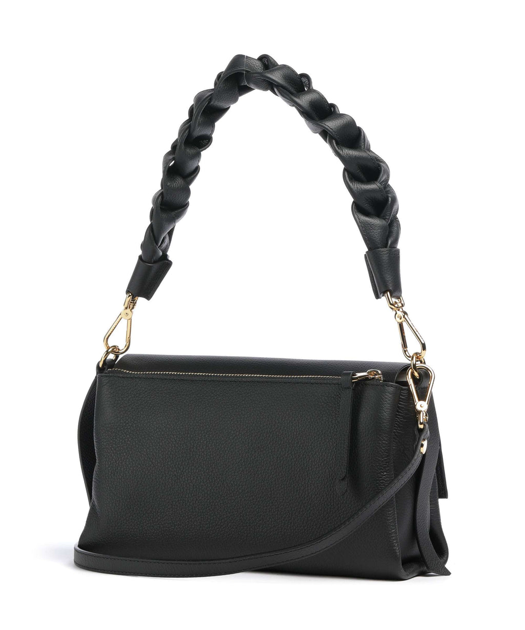 Coccinelle Boheme Grana Double Shoulder bag noir/cognac