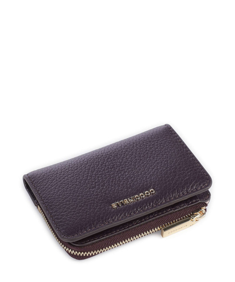 Coccinelle Metallic Soft Wallet prune