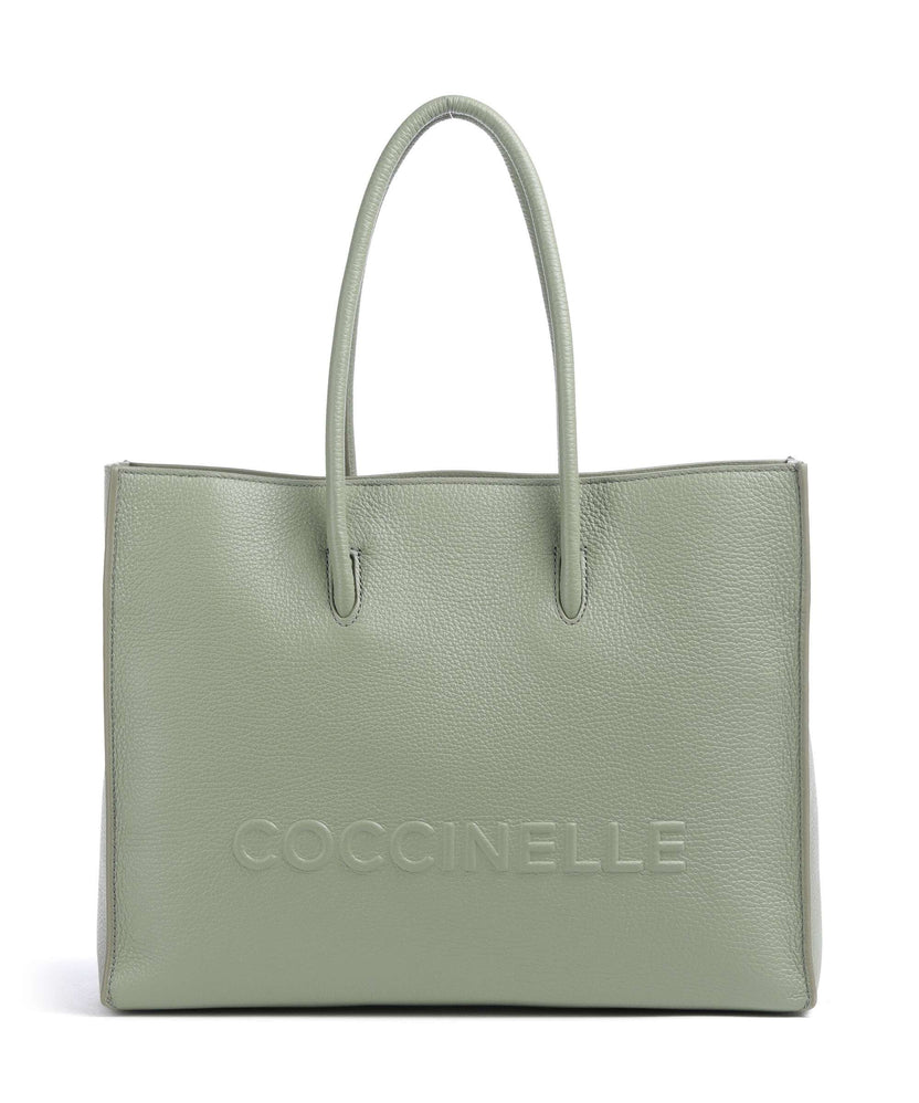 Coccinelle Myrtha Maxi Logo Tote bag greenery