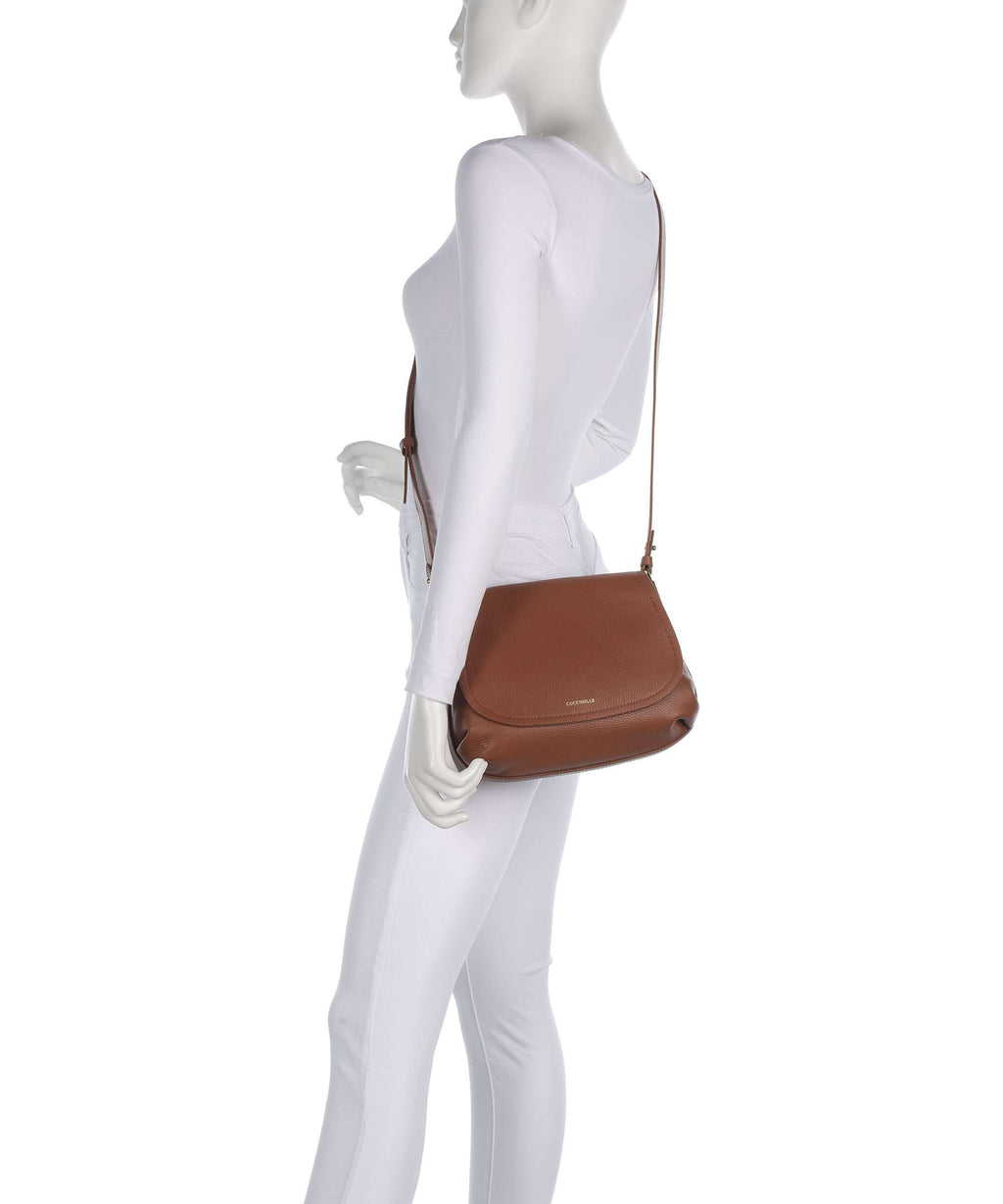 Coccinelle Rebekka Crossbody bag cognac