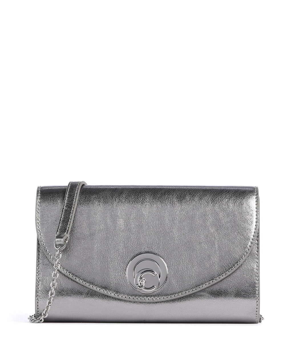 Coccinelle Nikla Smooth Crossbody bag steel