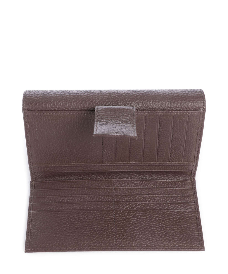 Coccinelle Metallic Soft Wallet brunette