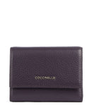 Coccinelle Metallic Soft RFID Wallet prune
