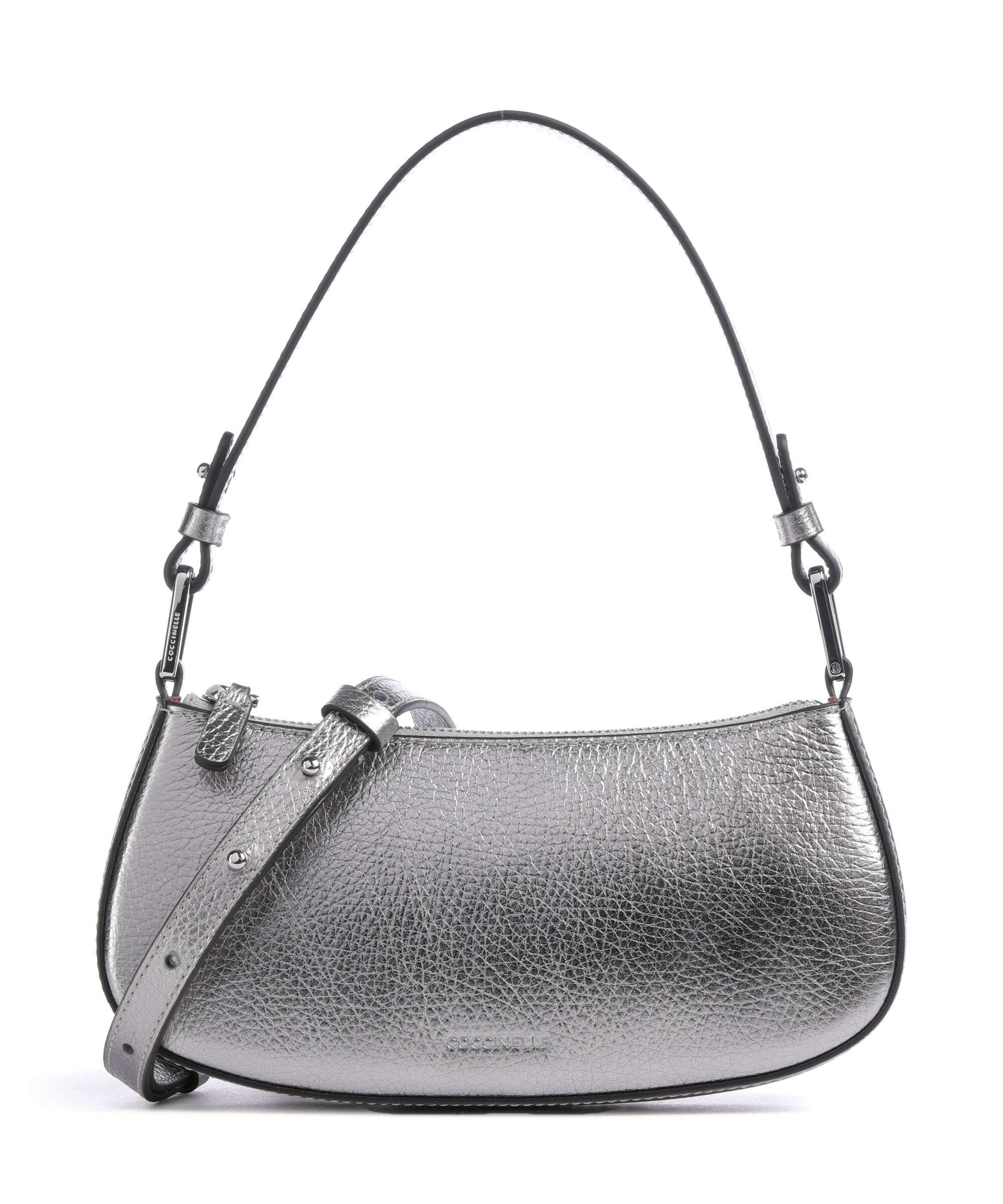 Coccinelle Merveille Shoulder bag grained leather sandshell