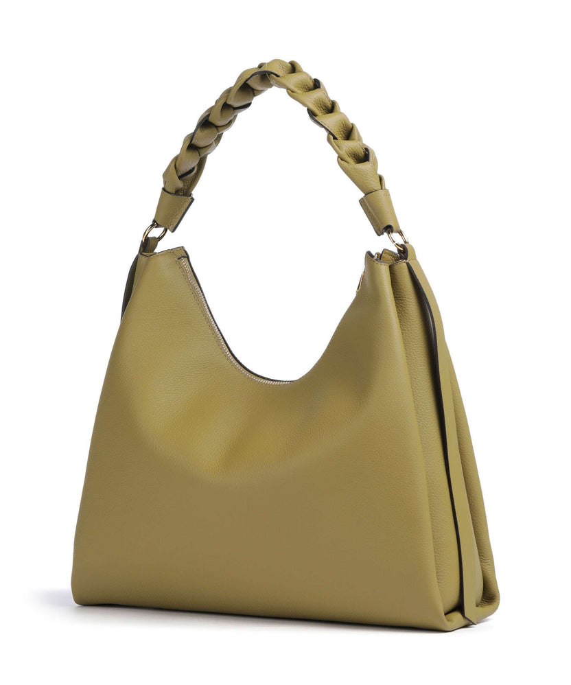Coccinelle Boheme Grana Double Hobo bag seagrass/sandshell