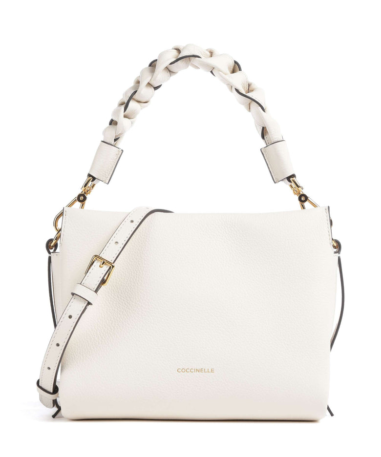 Coccinelle Boheme Grana Double Shoulder bag pearl/cognac