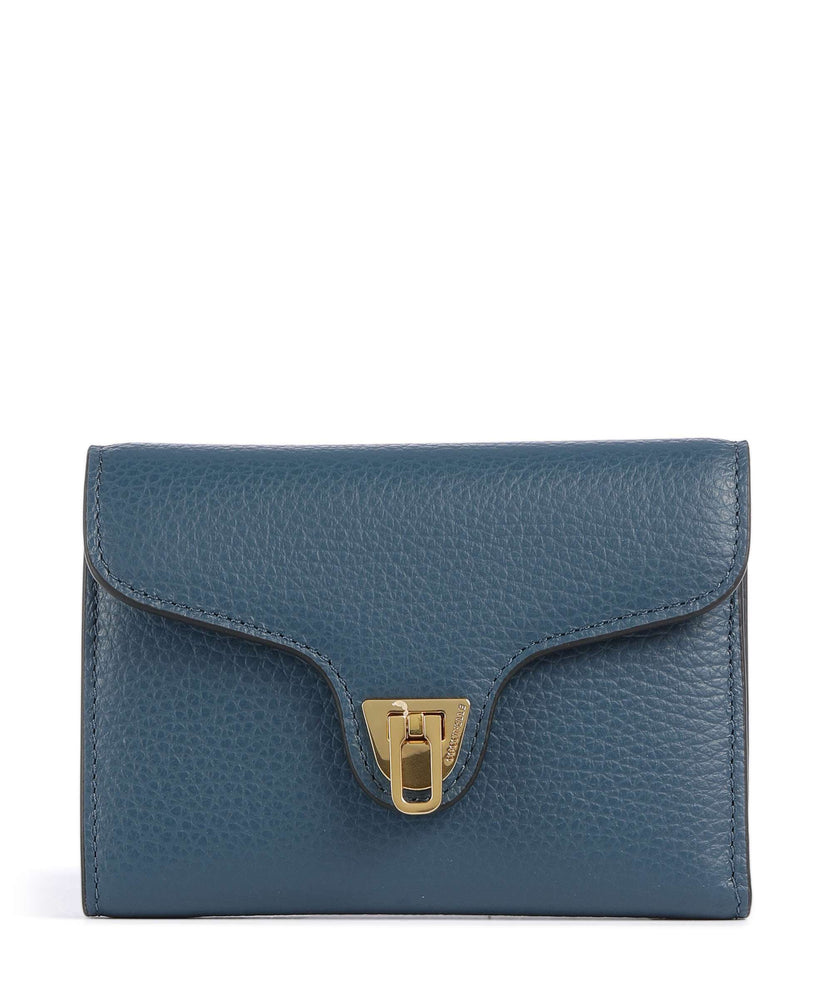 Coccinelle Beat Soft RFID Wallet deep blue