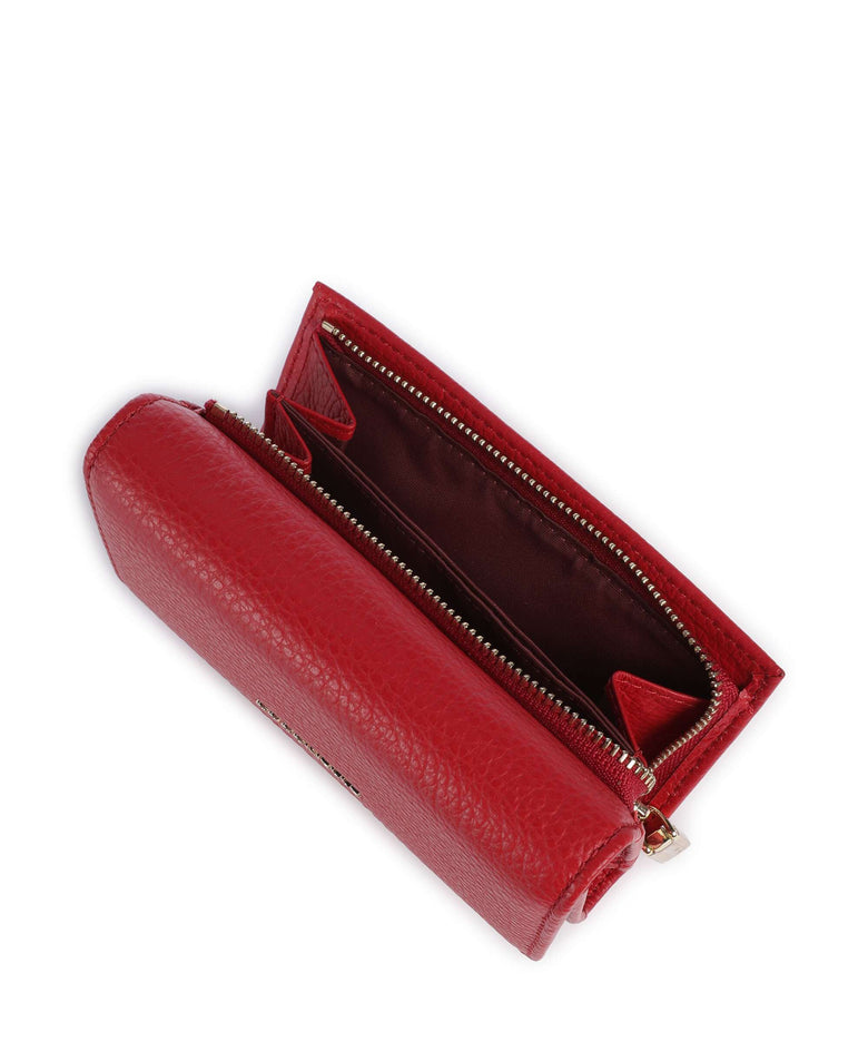 Coccinelle Metallic Soft RFID Wallet scarlet