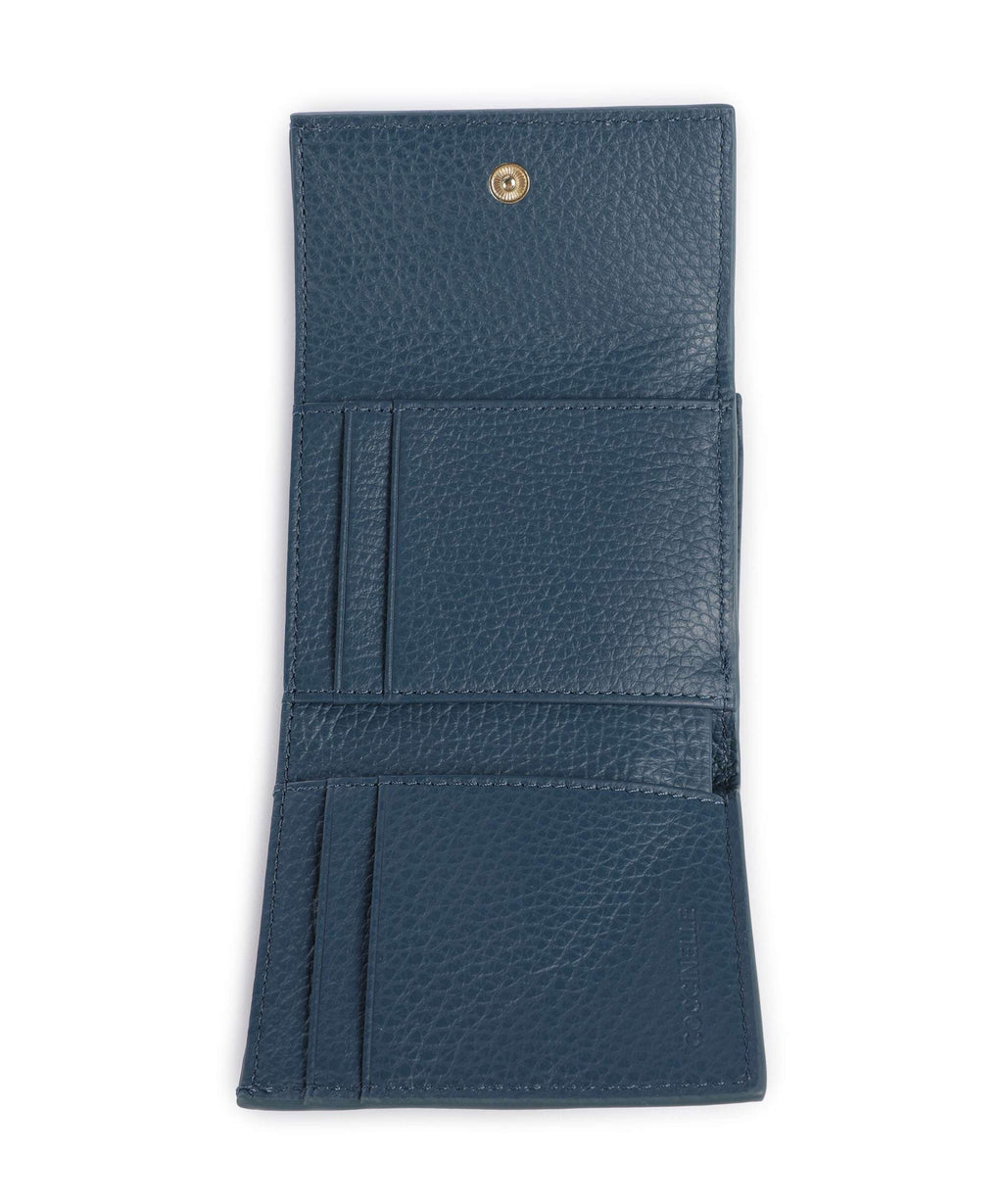 Coccinelle Metallic Soft RFID Wallet deep blue