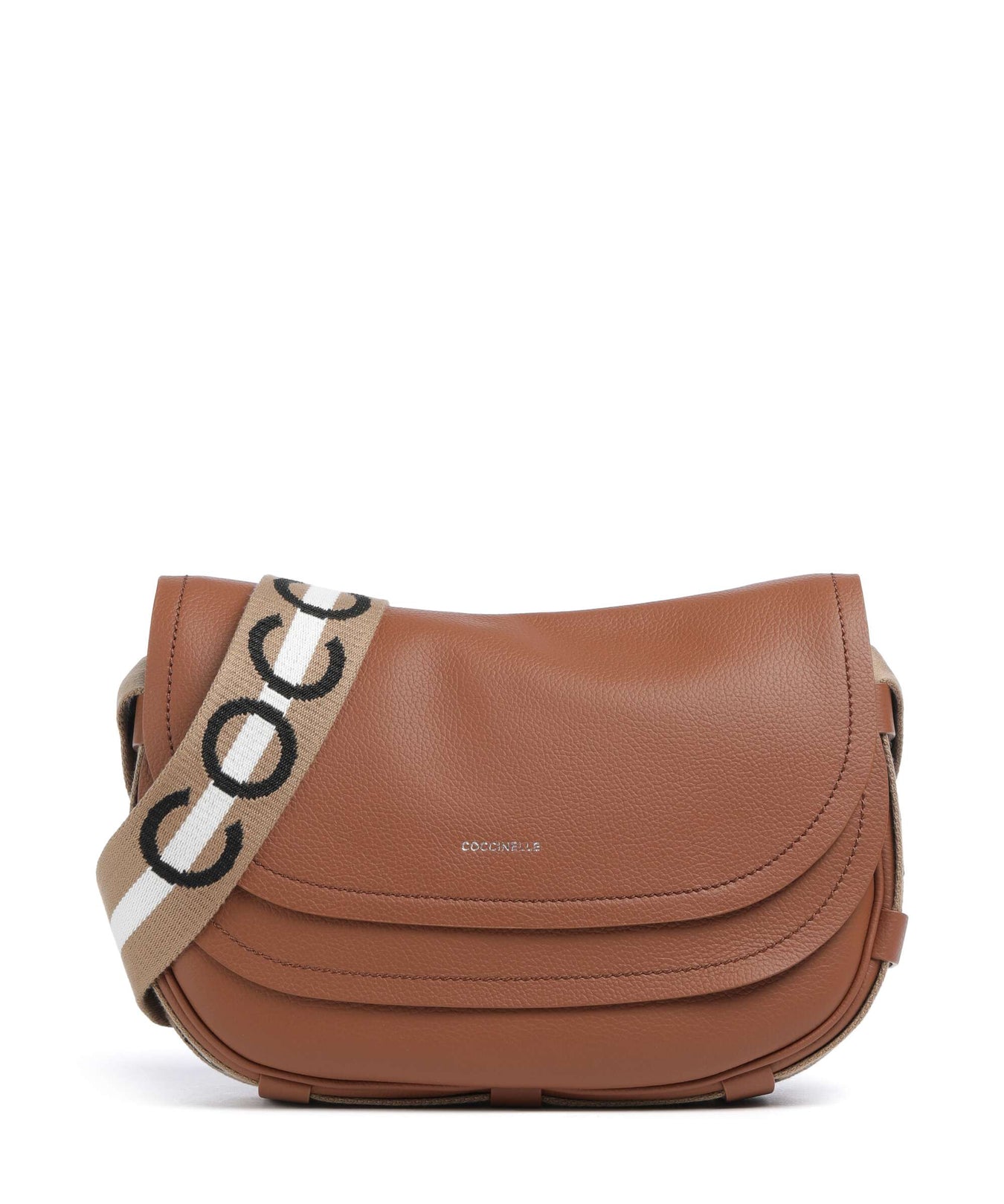 Coccinelle Raquel Shoulder bag cognac/noir