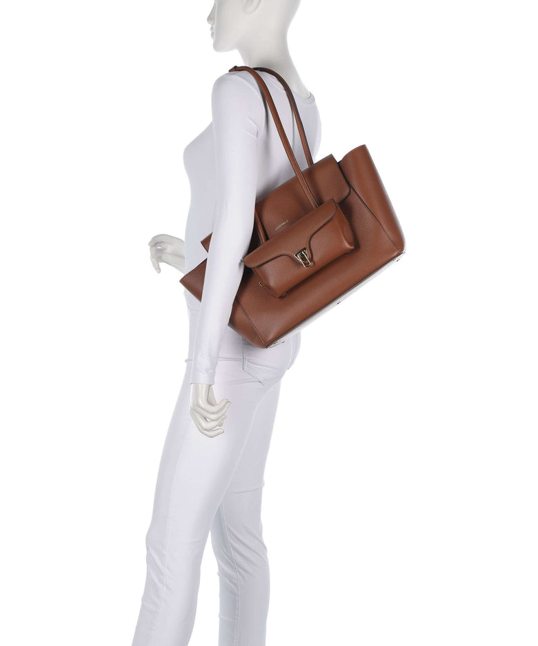 Coccinelle Beat Tote bag cognac