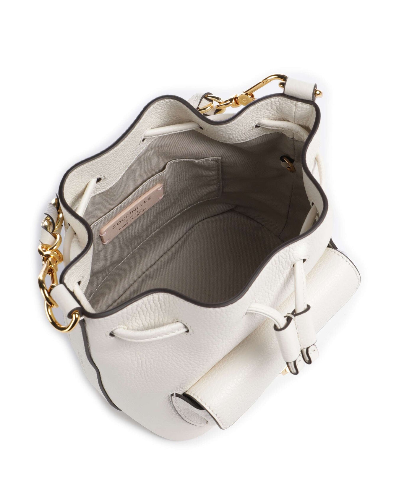 Coccinelle Beat Generation Bucket bag pearl