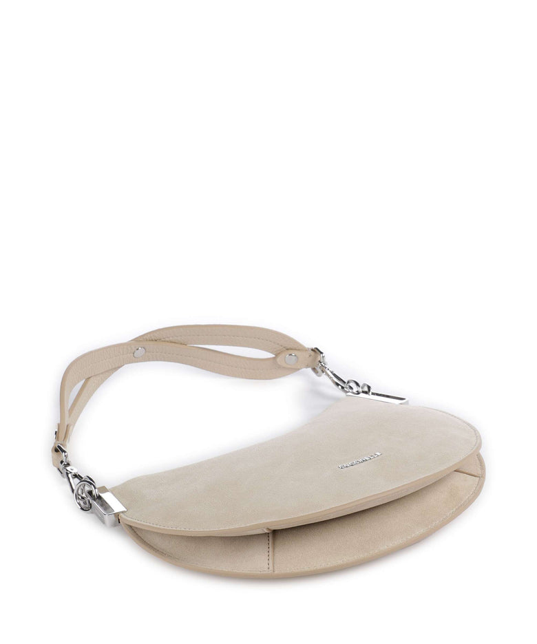 Coccinelle Sunup Suede Shoulder bag sandshell