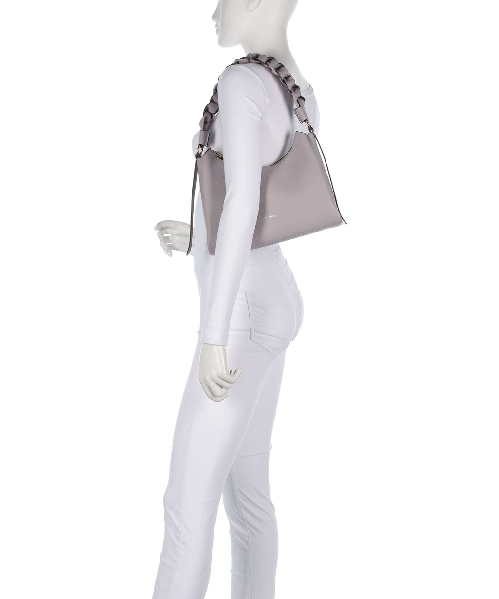 Coccinelle Boheme Grana Double Shoulder bag oyster/pearl