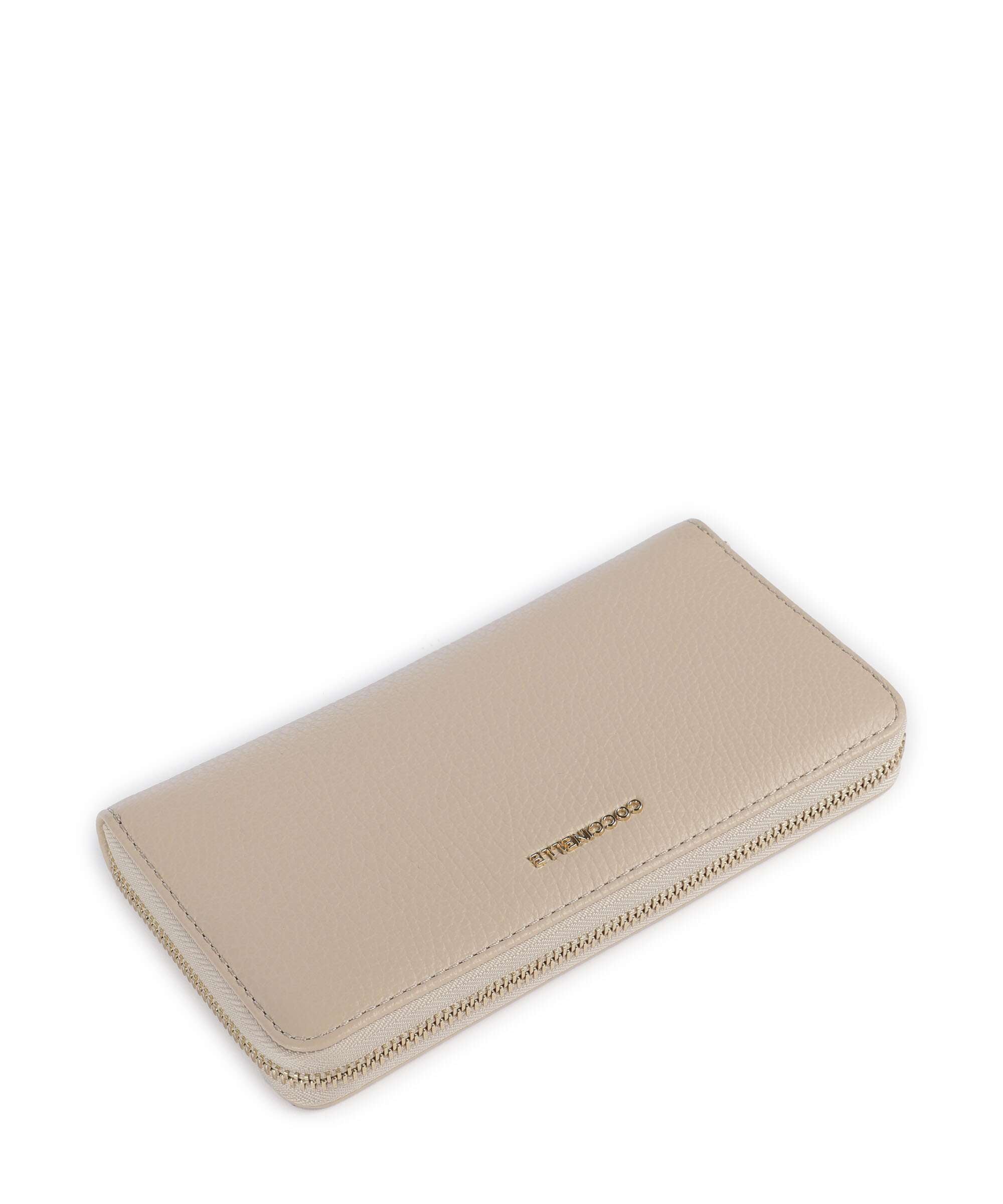 Coccinelle Metallic Soft Wallet sandshell