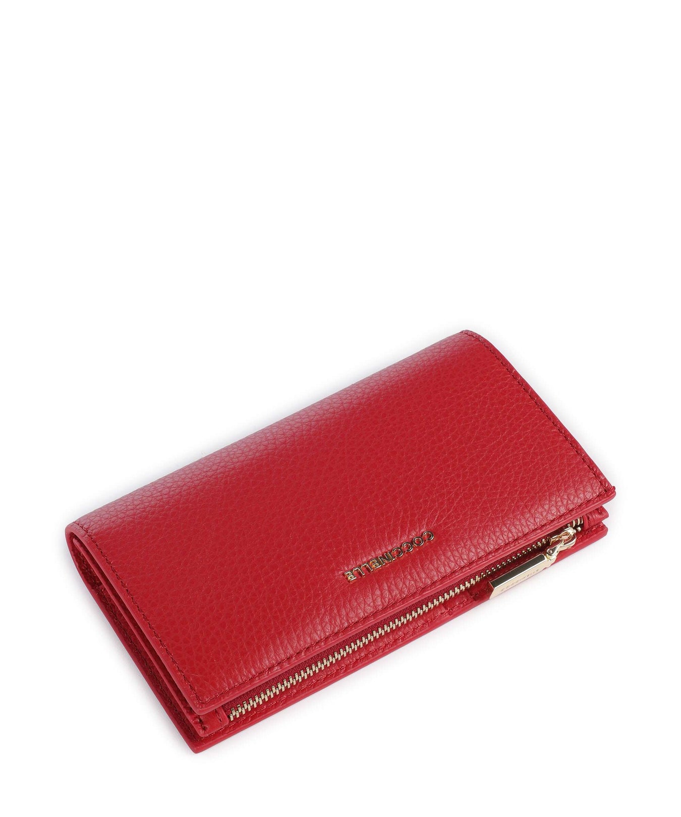 Coccinelle Metallic Soft RFID Wallet scarlet