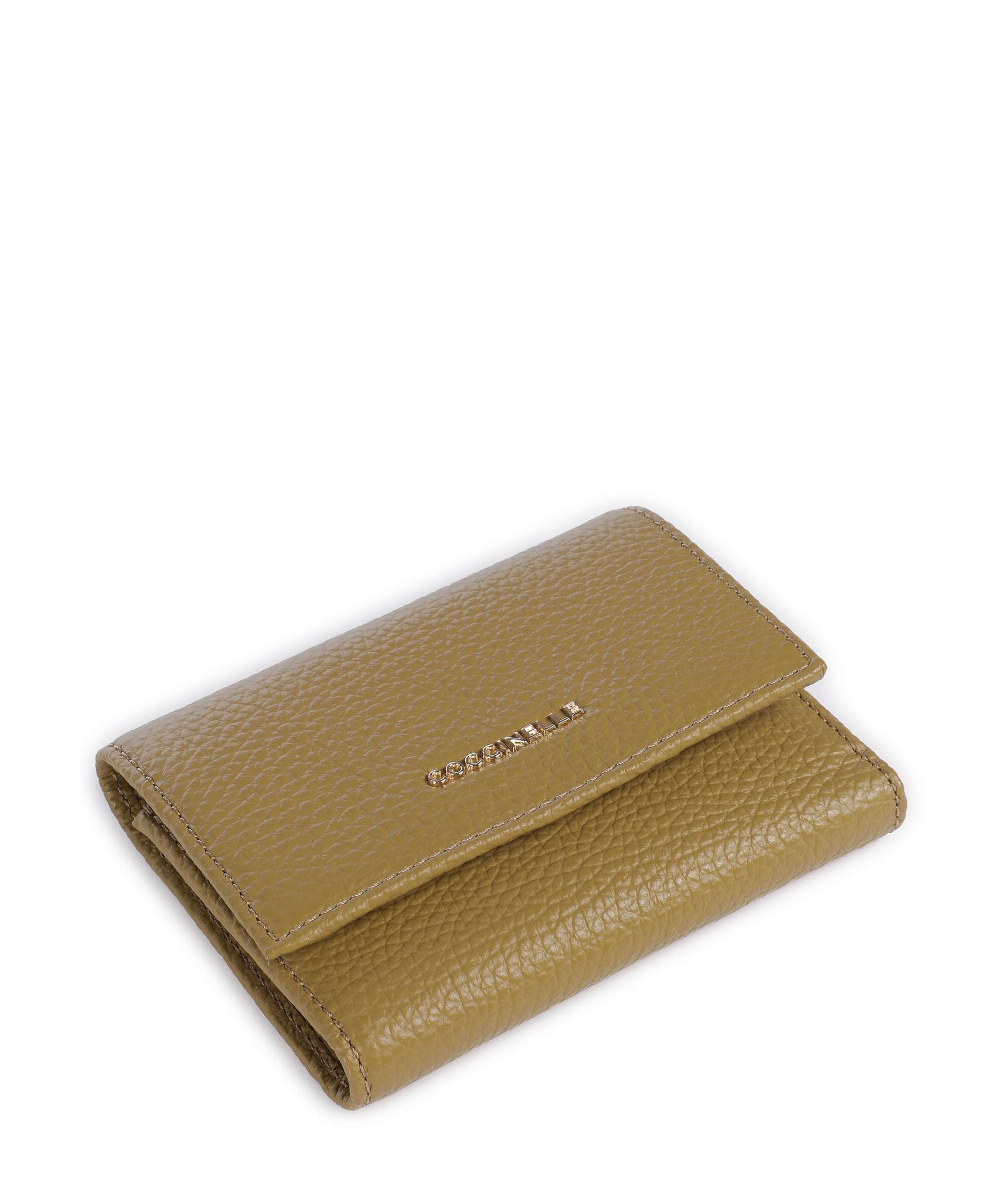 Coccinelle Metallic Soft RFID Wallet seagrass