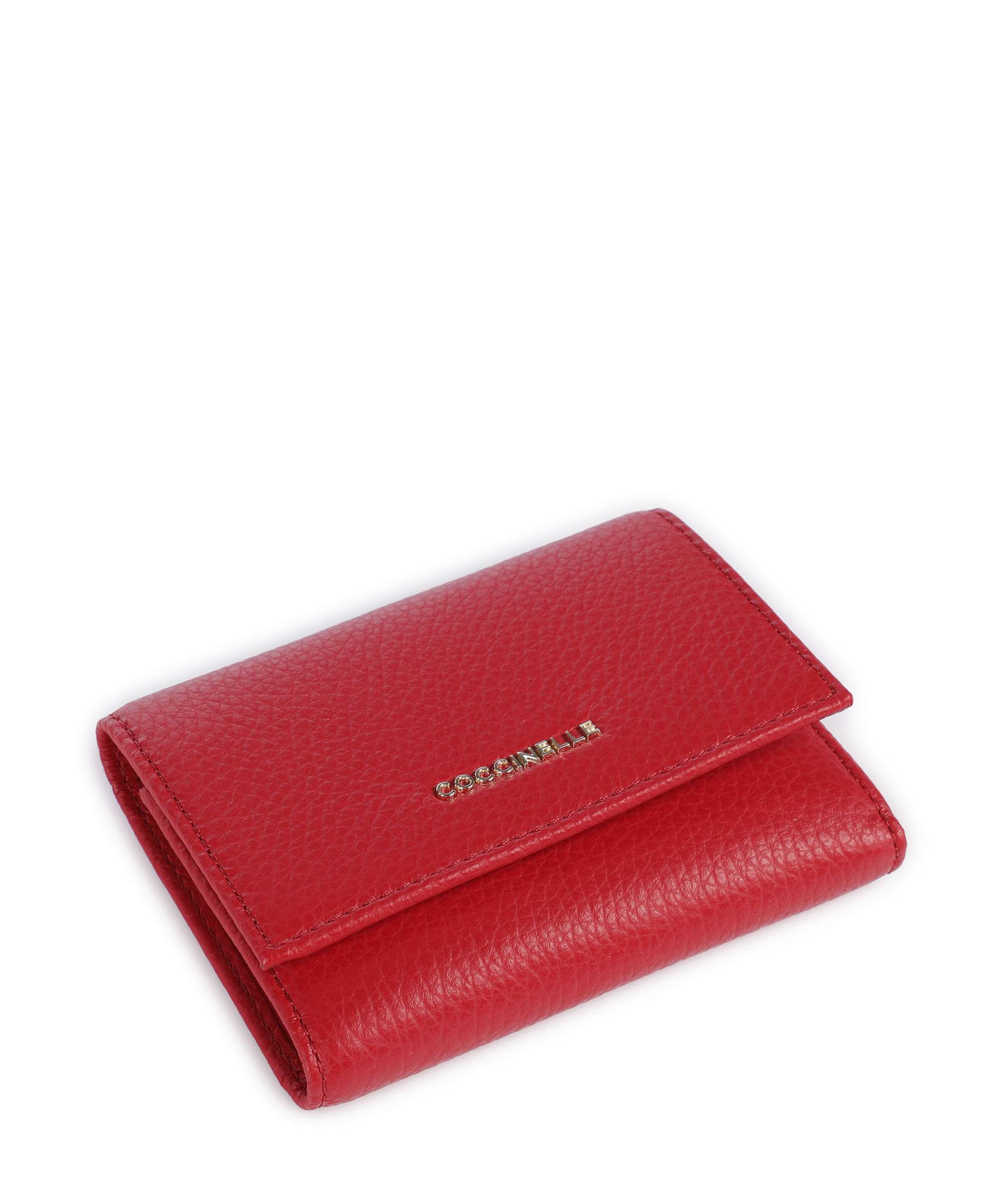 Coccinelle Metallic Soft RFID Wallet scarlet
