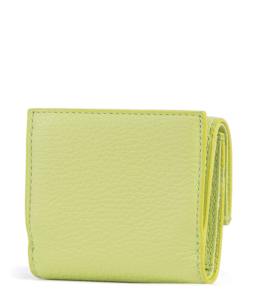 Coccinelle Metallic Soft RFID Wallet green glow
