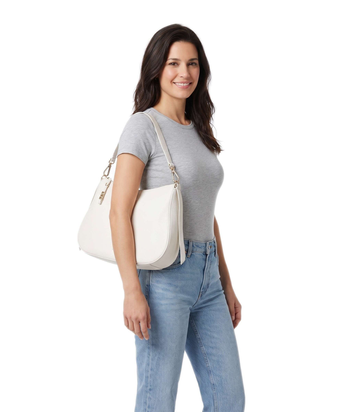 Coccinelle Nory Hobo bag pearl