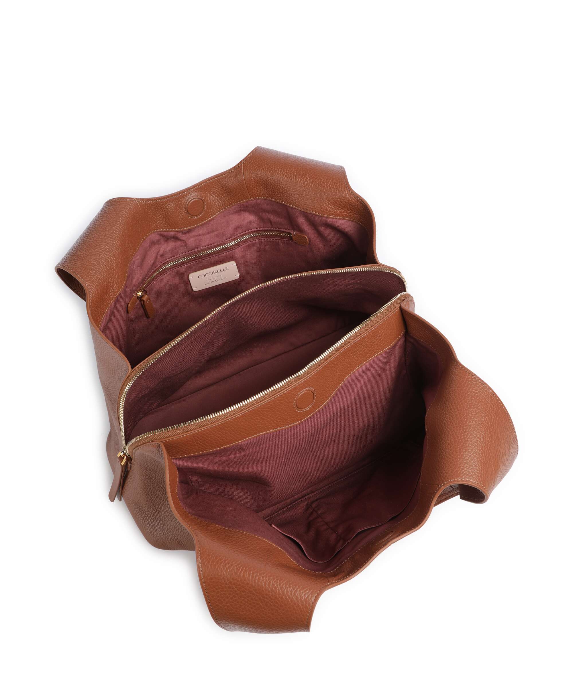Coccinelle Nell Hobo bag cognac