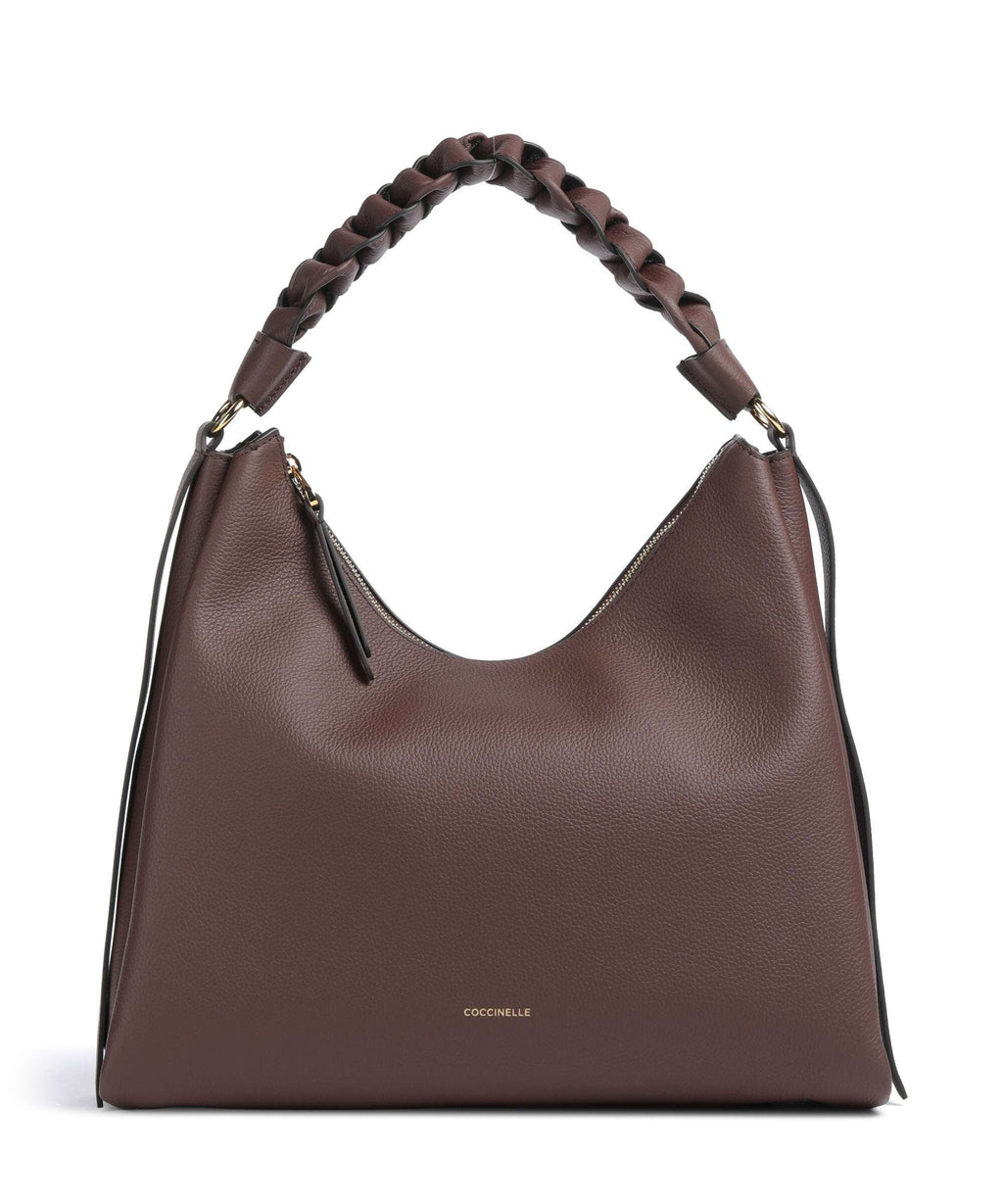 Coccinelle Boheme Grana Double Hobo bag berry/winter rose