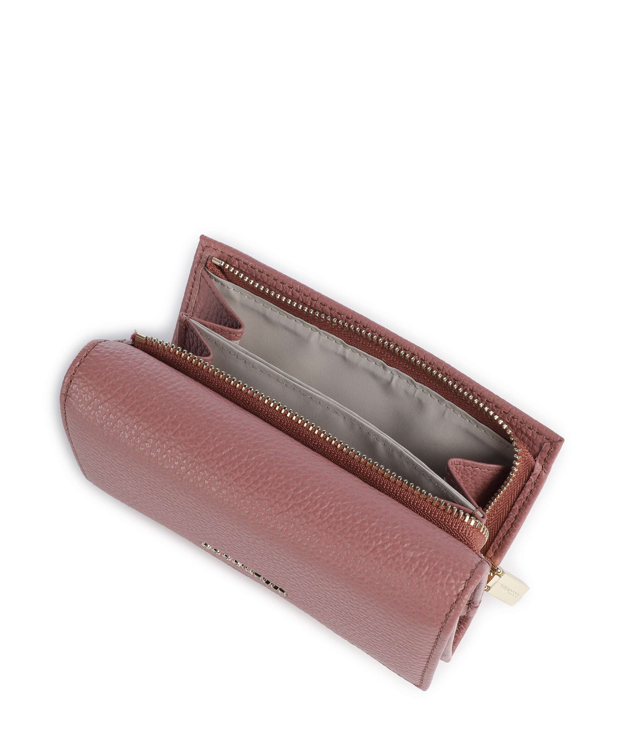 Coccinelle Metallic Soft Wallet winter rose