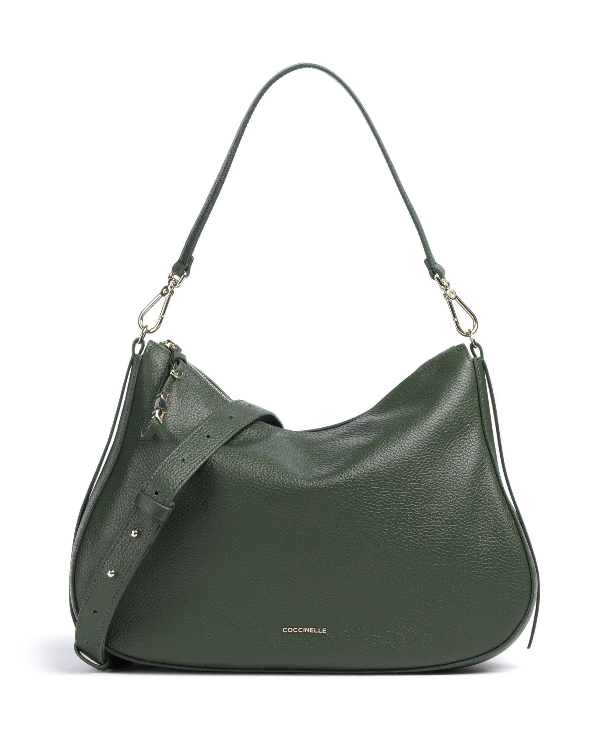 Coccinelle Nory Hobo bag grained leather crab - E1U45130101-R41