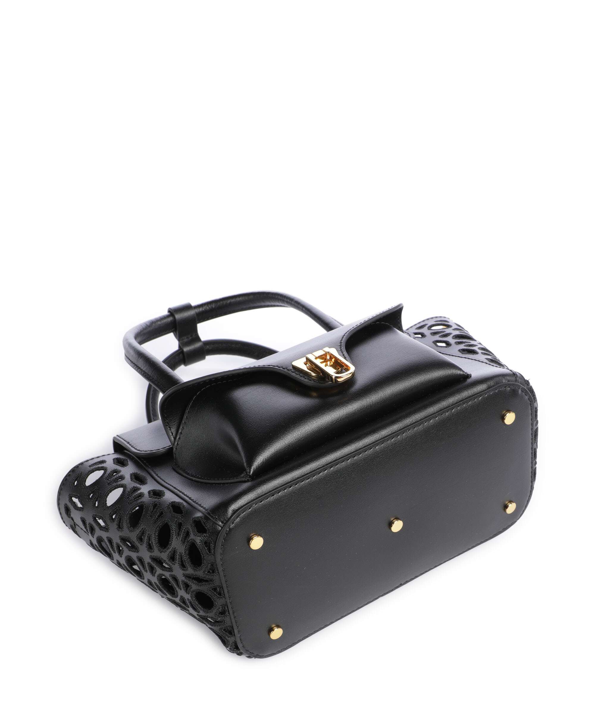 Coccinelle Beat Double Monogram Handbag noir