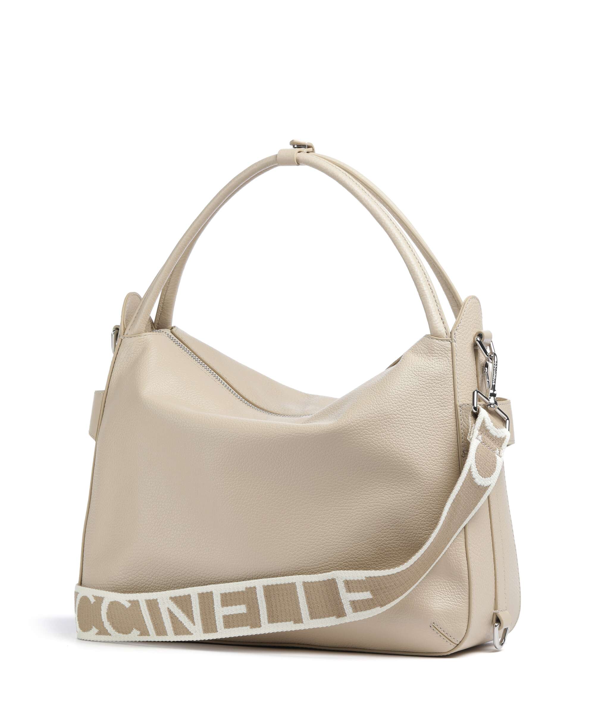 Coccinelle Gretel Ribbon Hobo bag sandshell