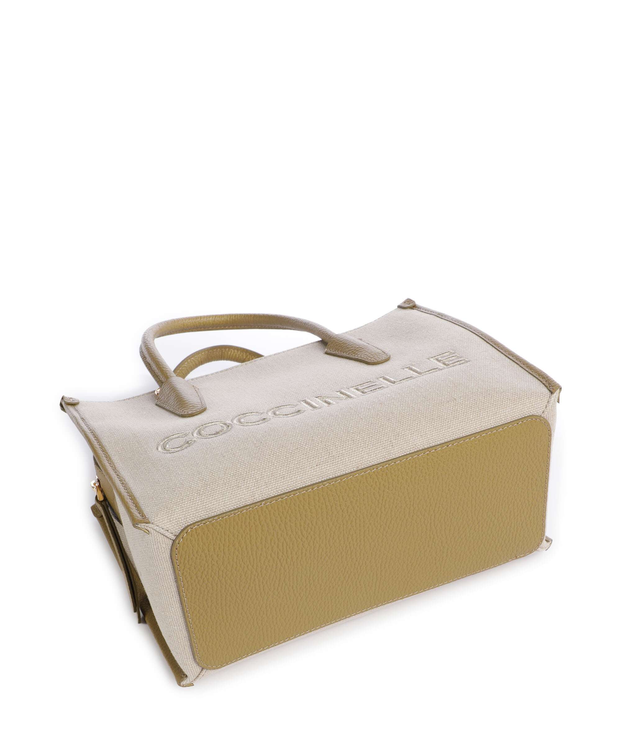 Coccinelle Myrtha Canvas Handbag natural/seagrass