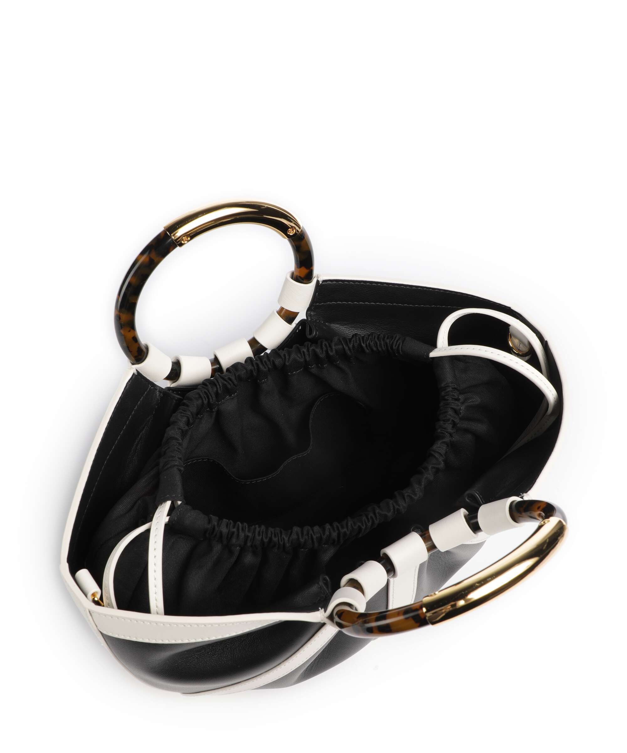 Coccinelle Shell Handbag pearl/noir