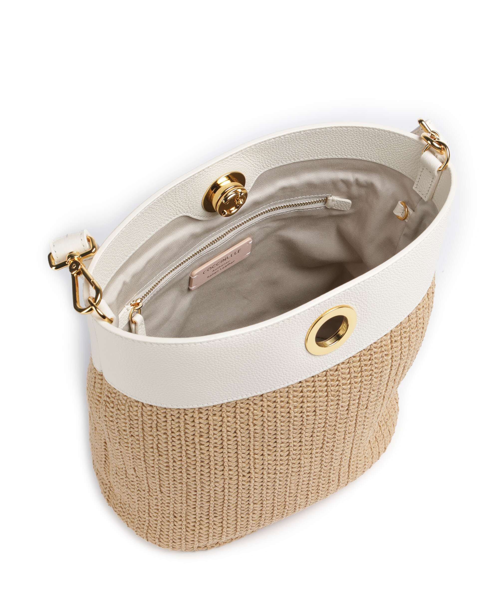 Coccinelle Nikla Bucket bag natural/pearl