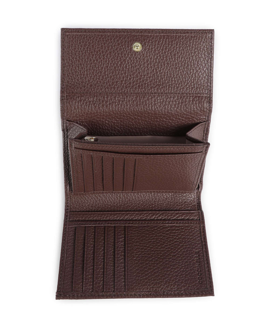Coccinelle Metallic Soft Wallet berry